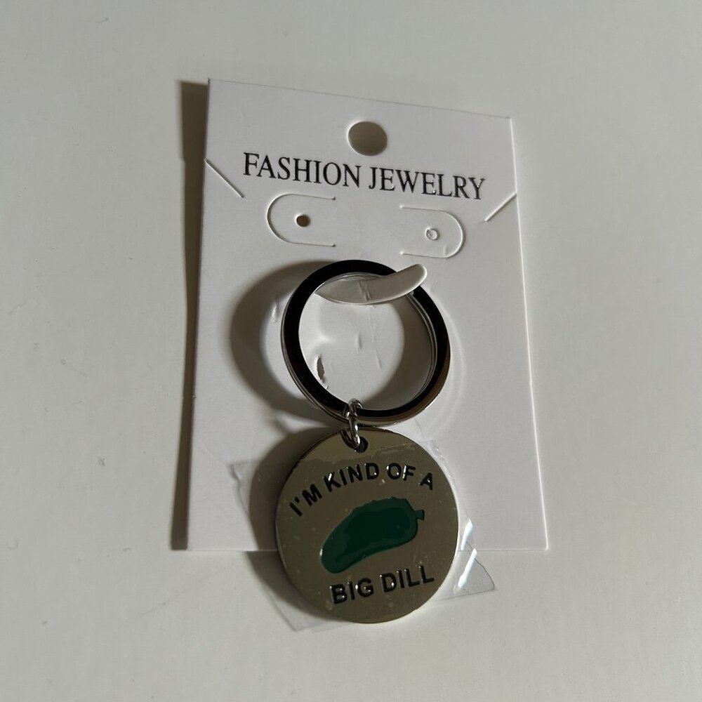 Dill Pickle Key Chain New